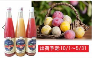 すもも果汁100％スモージュ500ml×6本