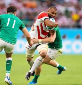 日本代表チーム（世界ランク９位）アイルランド（世界ランク２位）に勝つ19－12