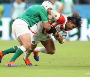 日本代表チーム（世界ランク９位）アイルランド（世界ランク２位）に勝つ19－12